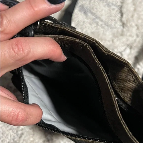 Eastpak Pleasures colab Brown Crossbody Bag - Picture 6 of 7